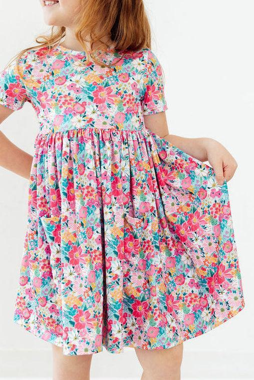 Petal Promises Pocket Twirl Dress