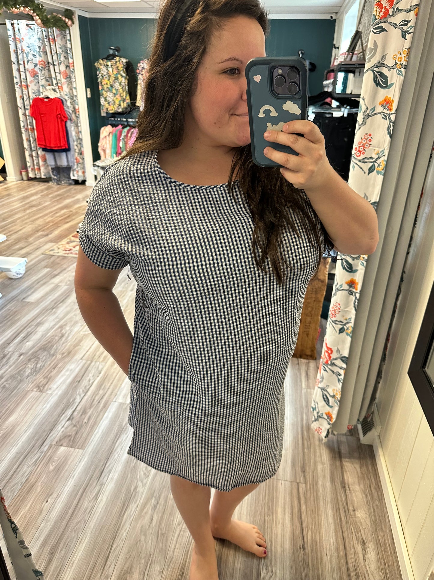 Lady liberty gingham dress