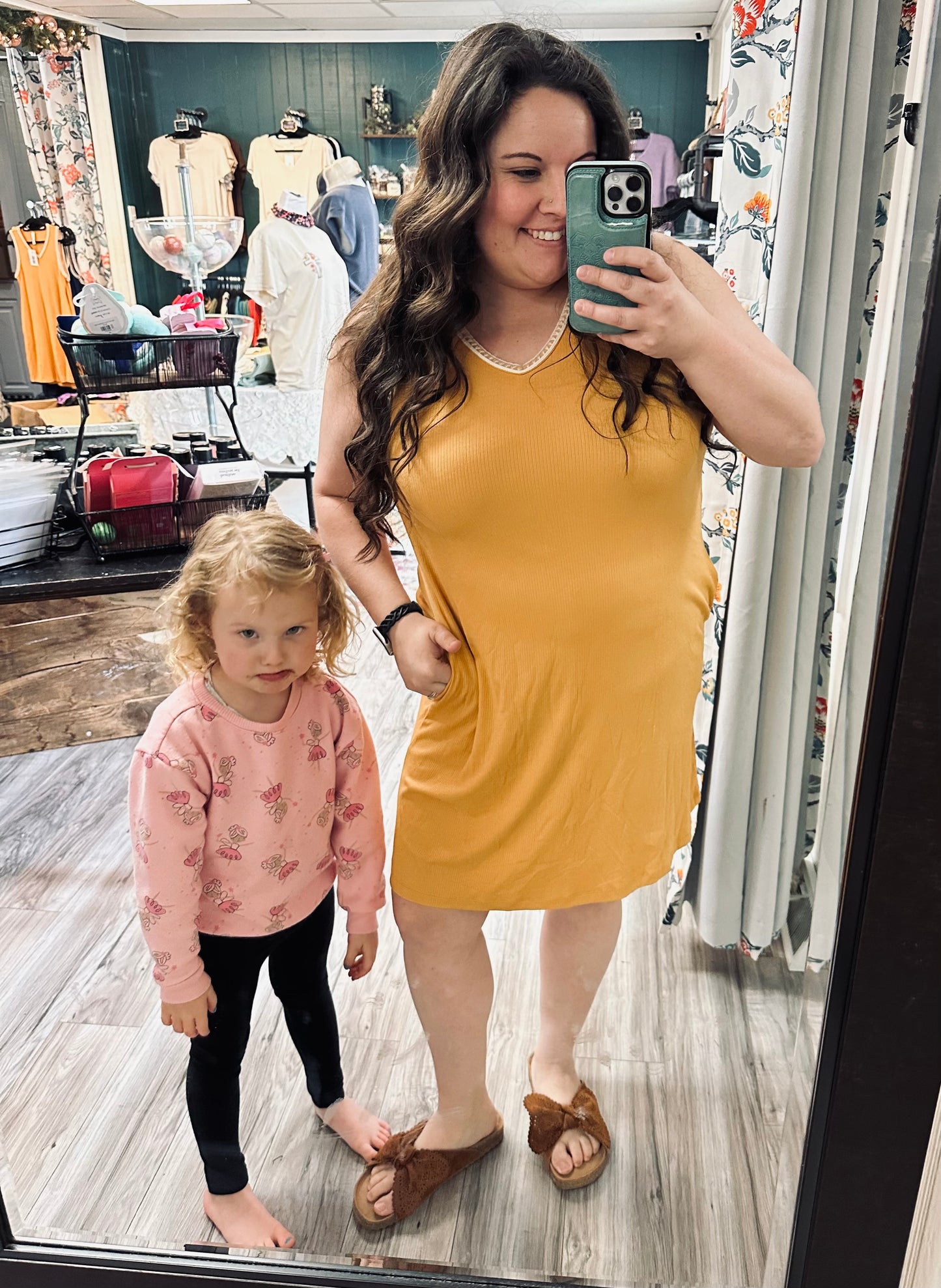 Dear Scarlett Stitch Trim Dress