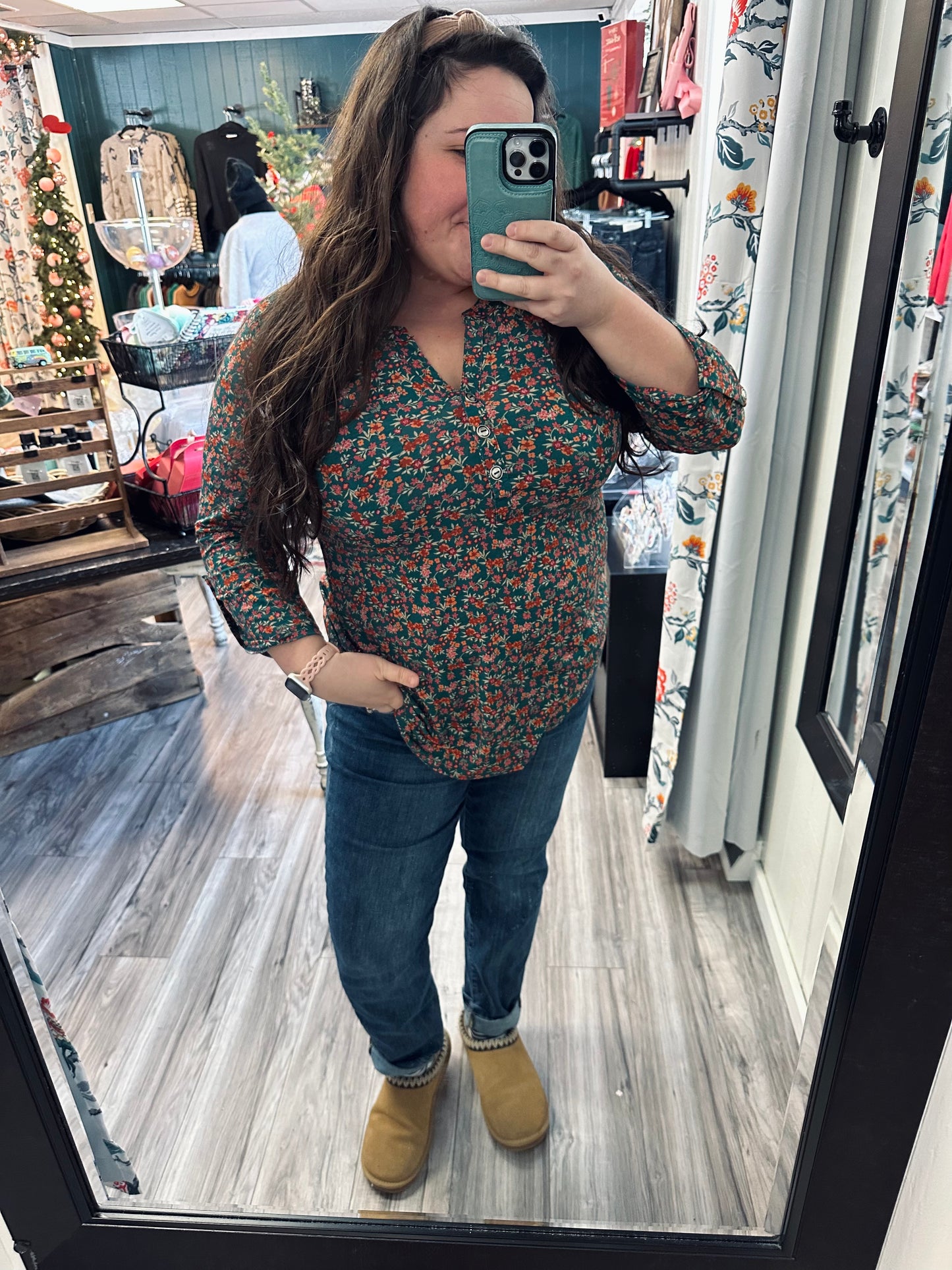 Luxe Lizzy DS floral top