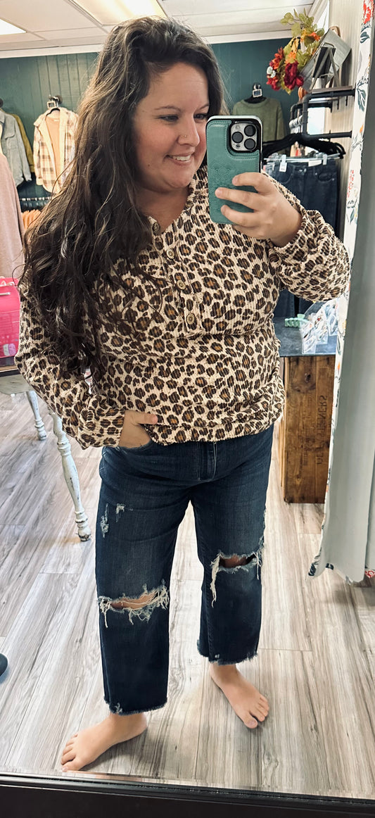 Urban prowl ribbed Henley