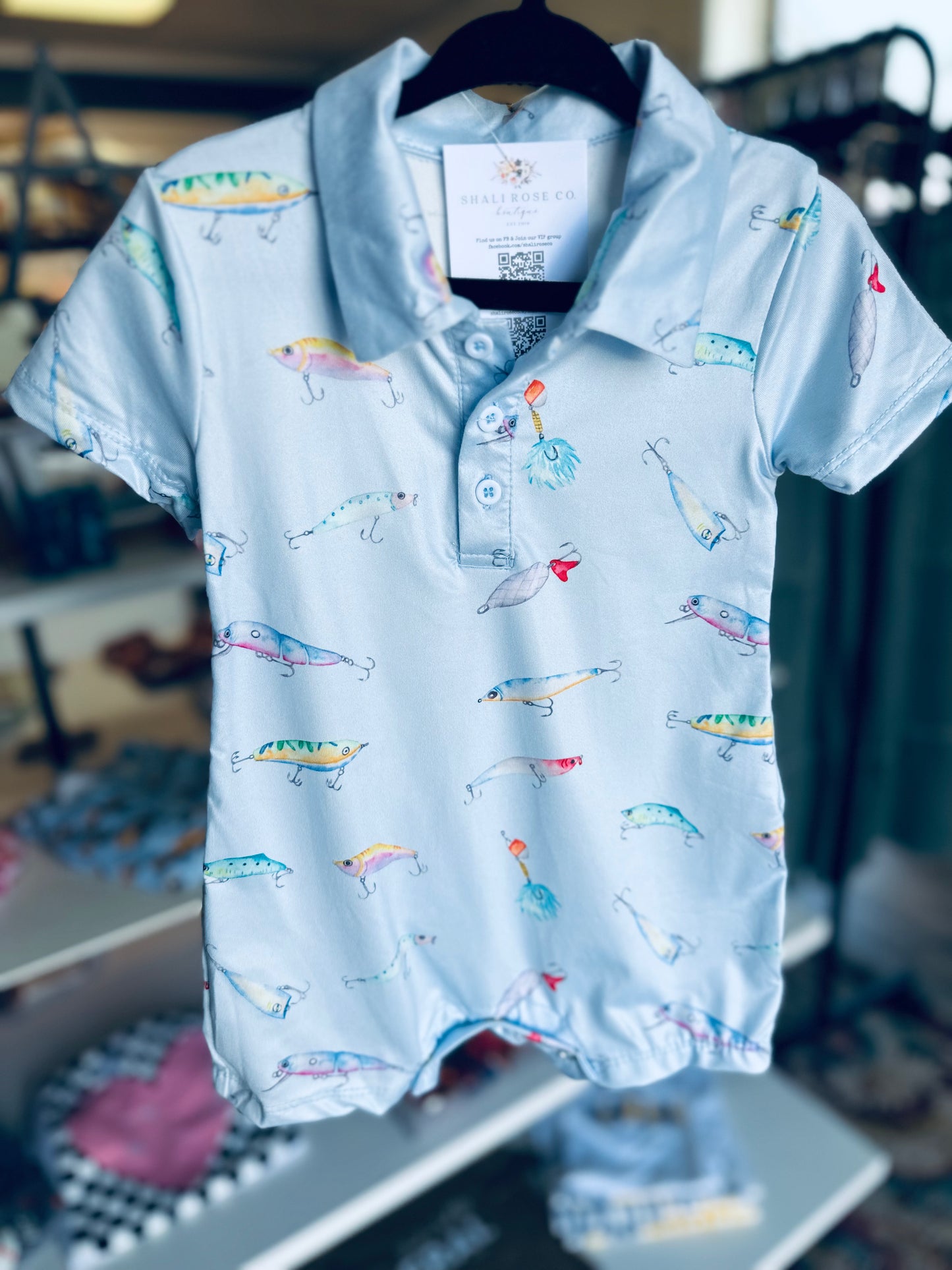 It’s fishing time romper