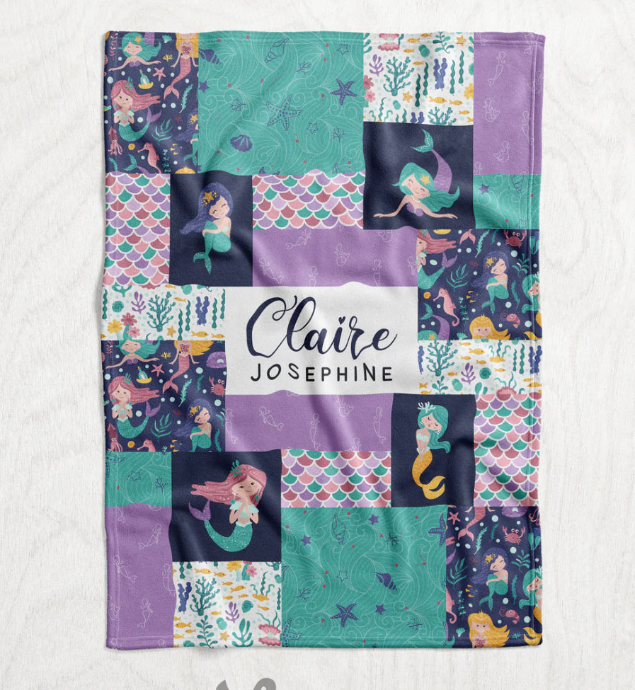 PREORDER - patchwork blanket (30x40) 9 options