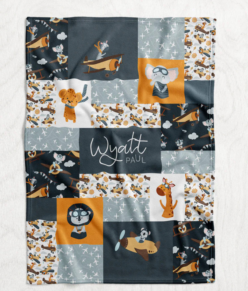 PREORDER - patchwork blanket (50x60) 9 options