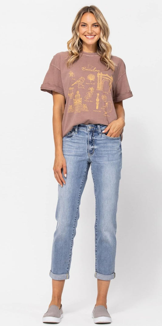 Bella’s basic boyfriend Judy blue