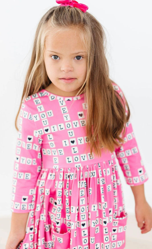 Love letters twirl dress