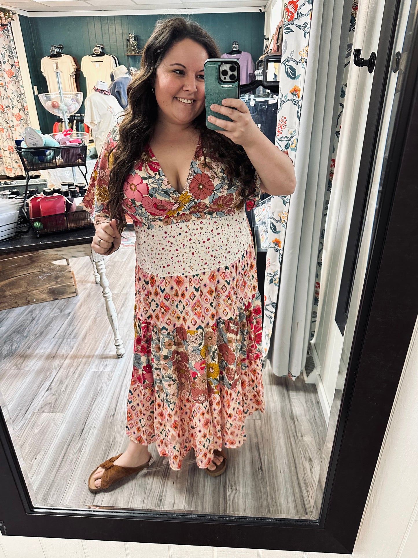 Boho patchwork dress