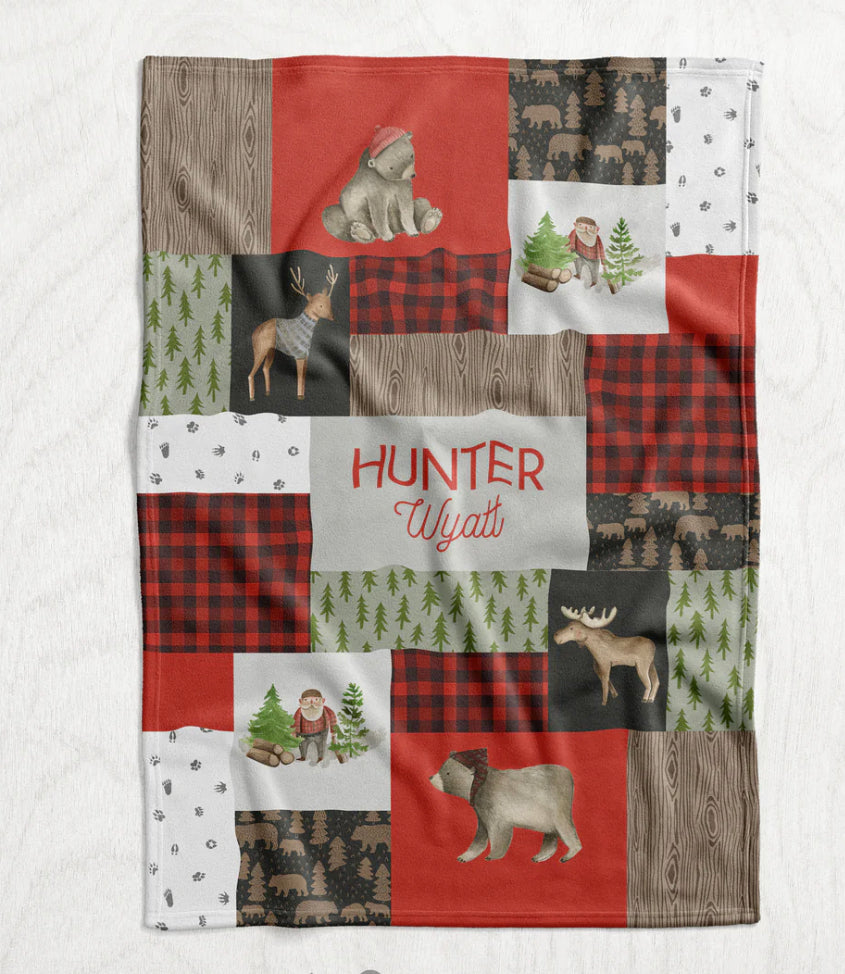 PREORDER - patchwork blanket (30x40) 9 options