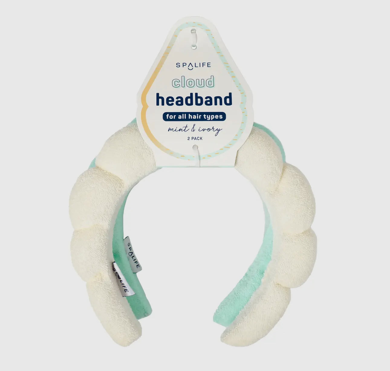 SpaLife Cloud Headband 2pk