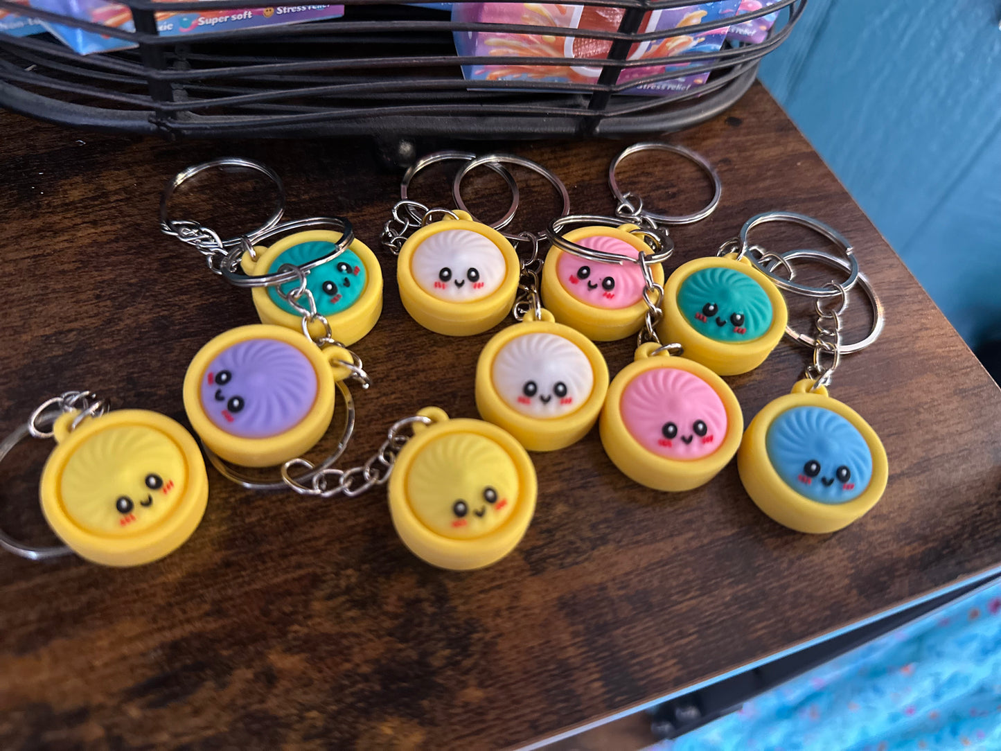 Dumpling keychains