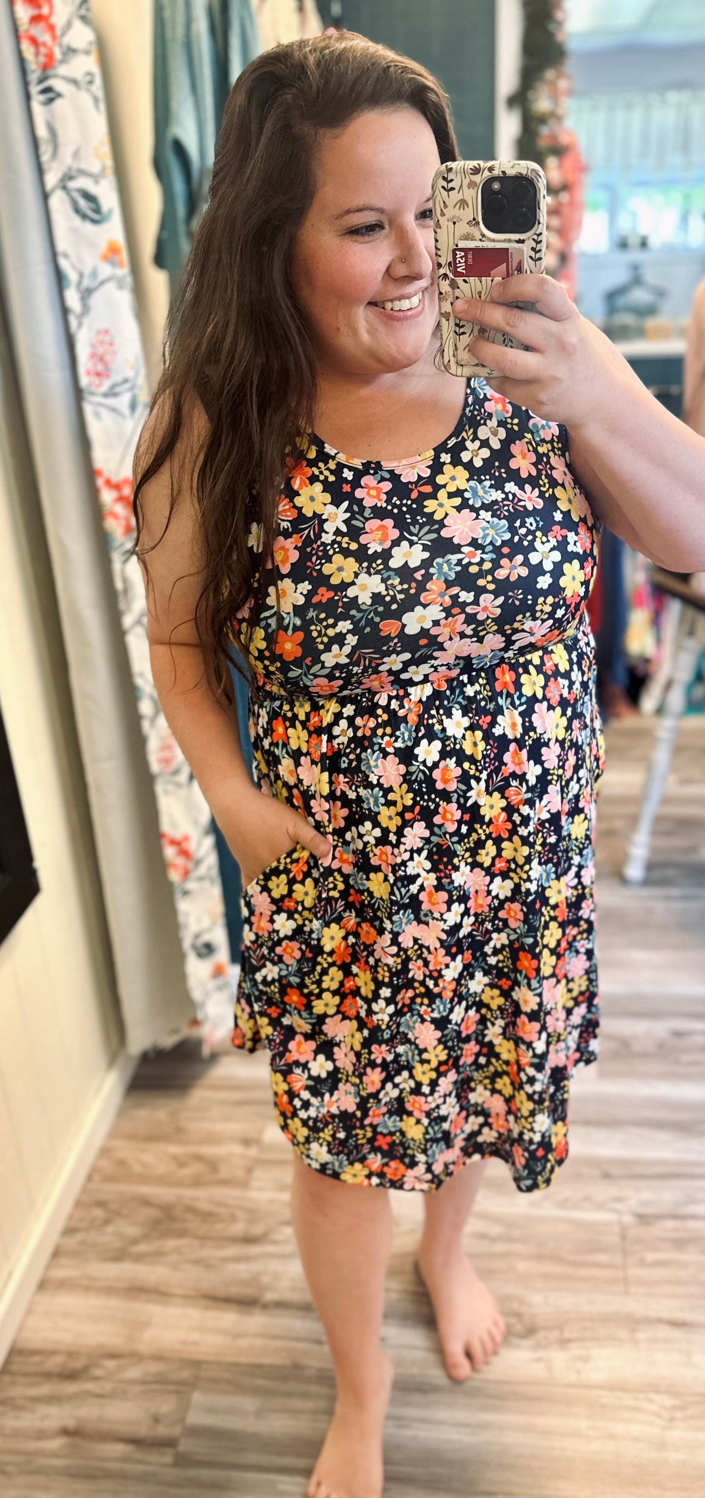 Becca midi dress