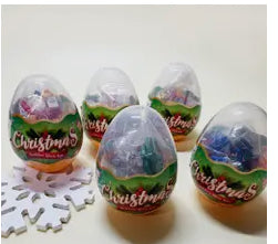 Christmas building egg