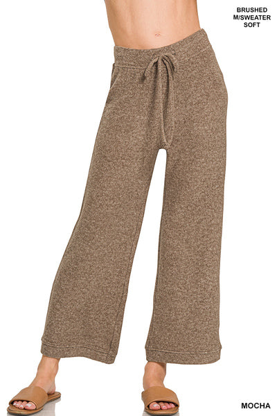 Brushed melange lounge pants
