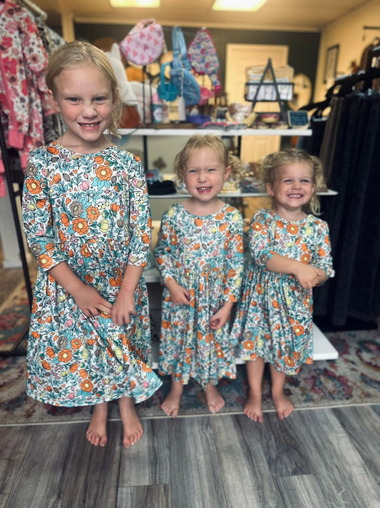 Vintage vibes twirl dress