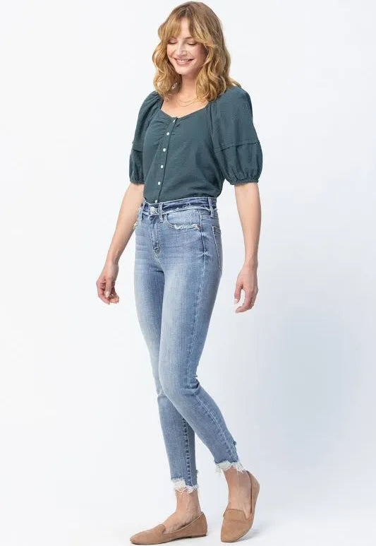 Headed for the hills skinny Judy Blue denim • Mid Rise